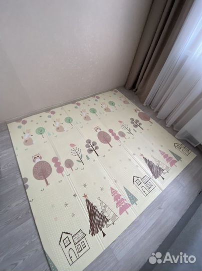 Двухсторонний коврик теплый пол новый