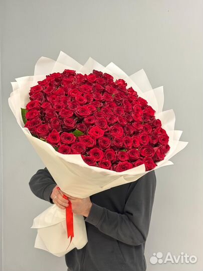 51, 101 роза 60 см