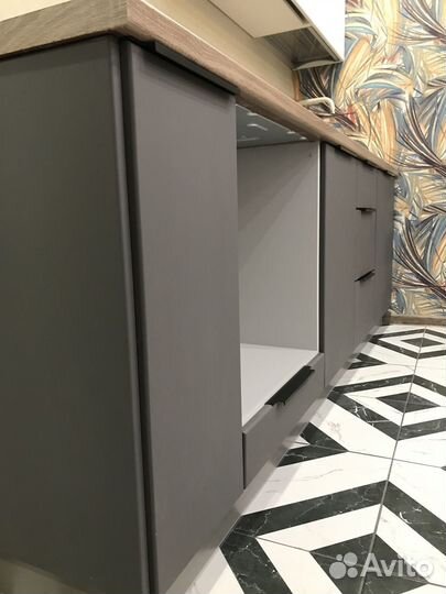 Прямая кухня в студию ксп:15260