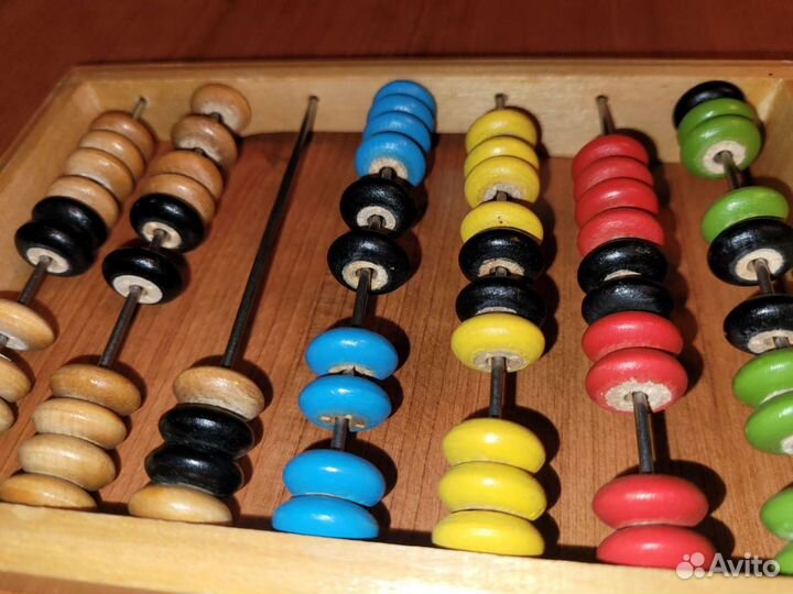 Счеты СССР детские деревянные
