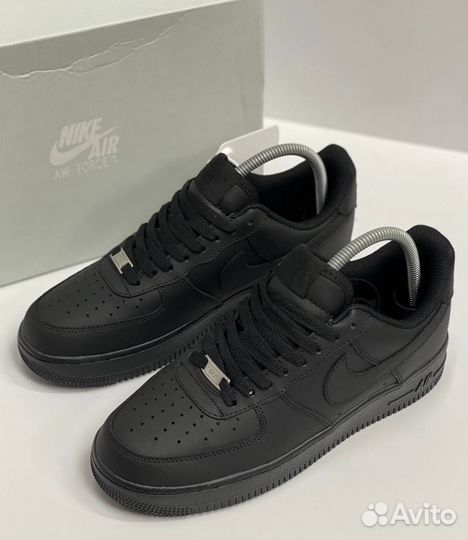 Кроссовки Nike Air force чёрные 4