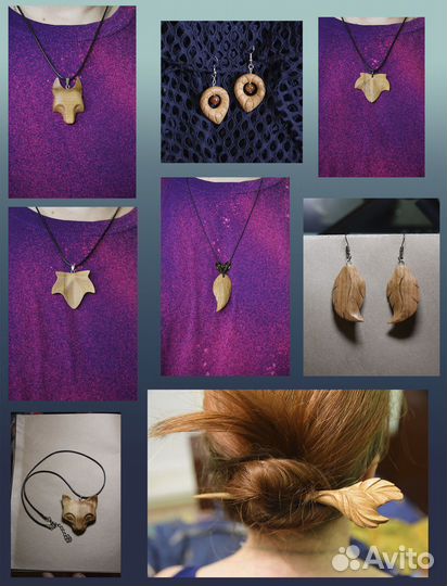 Украшения из дерева