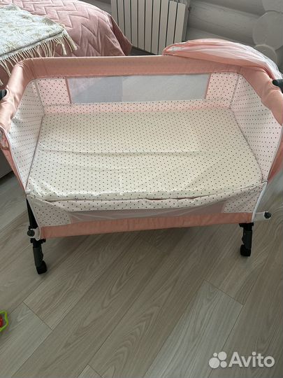 Детская кровать для новорожденных приставная