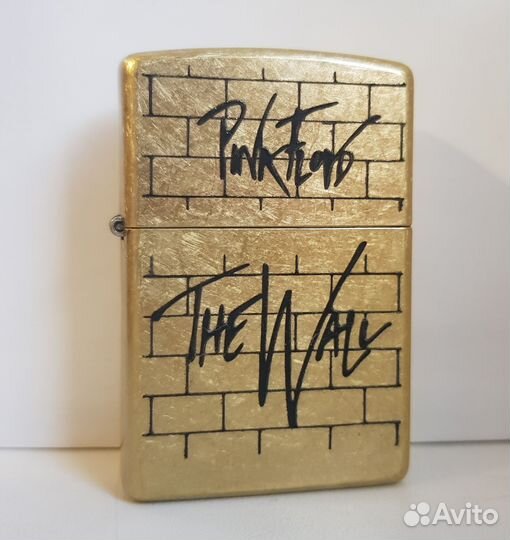 Zippo Pink Floyd золотистая