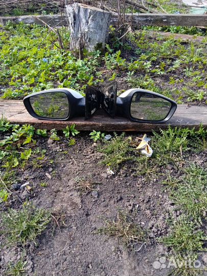 Боковое зеркало на hyundai solaris 2015