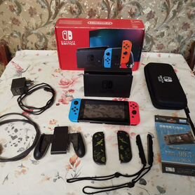 Nintendo Switch R2 прошитая,pro controller,joycon