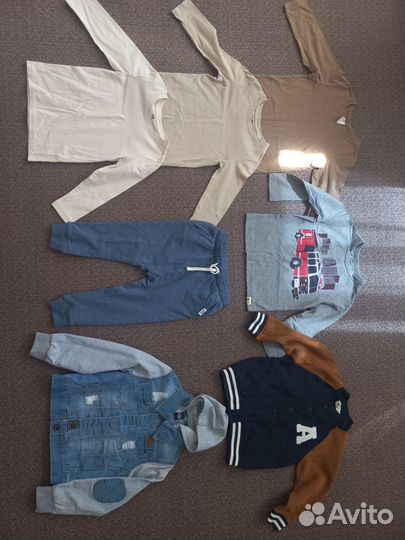 Пакет одежды на мальчика 98-104р