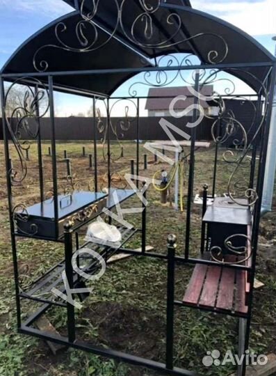 Беседка с мангалом