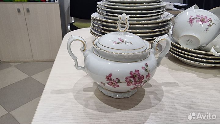 Чайный сервиз kahla гдр сакура фарфор + тарелки