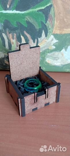 Кольцо из черного граба
