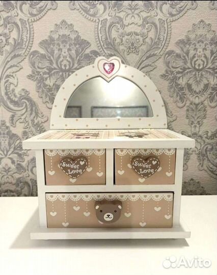 Комод с зеркалом игрушечный Sweet Love