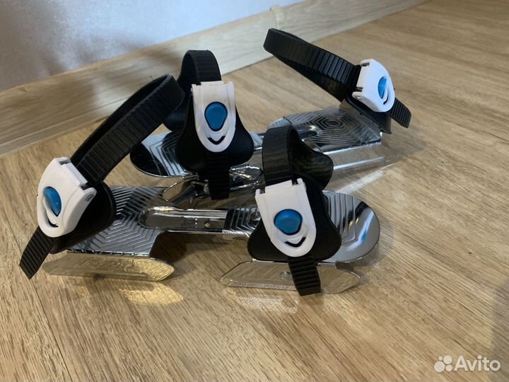 Коньки на обувь 24-31 двуполозные