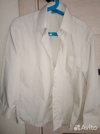 Рубашки школьные 122-128