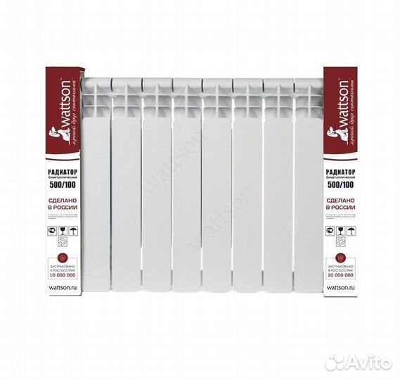 Радиатор биметаллический 500/80 Wattson