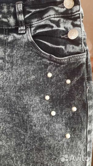 Джинсовый комбинезон для девочки