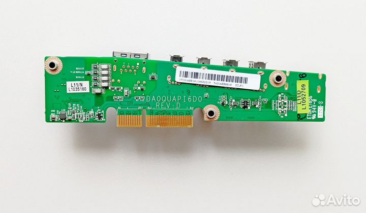 DA0quapi6D0 плата USB-портов Lenovo C320, C325