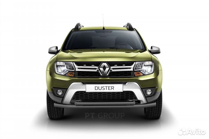 Защита переднего бампера 63/51 мм Renault duster