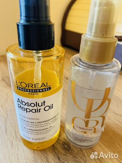 Масло для волос wella и loreal