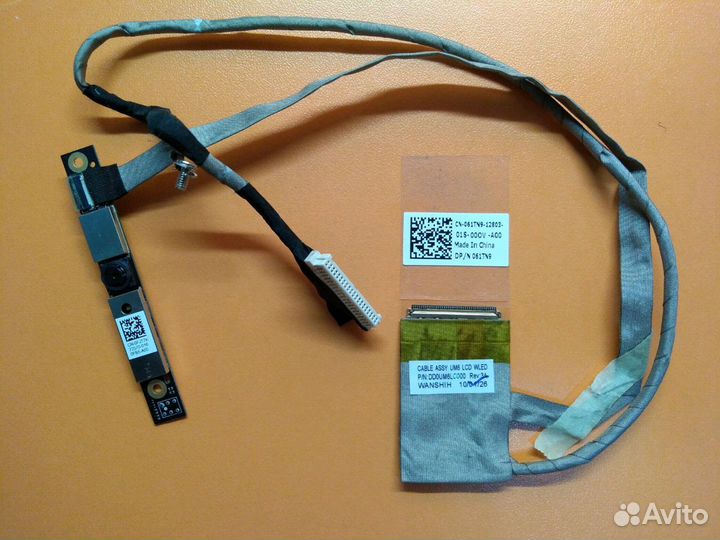 Б/У шлейф матрицы для ноутбука Dell, Toshiba