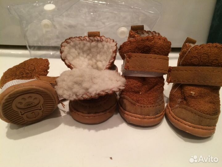 Зимние меховые угги сапоги ботинки размер 1