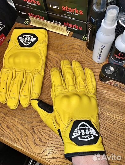 Мотоперчатки кожаные р-р 2XL (10,5-11)