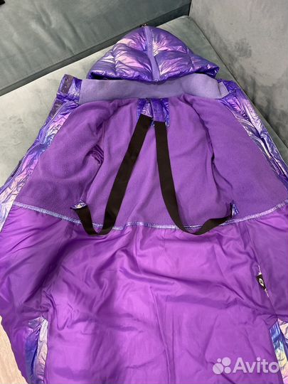 Пуховик для девочки подростка зимняя с капюшоном