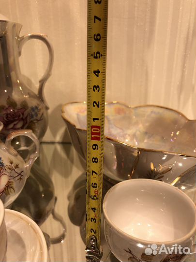 Кофейный сервиз перламутр