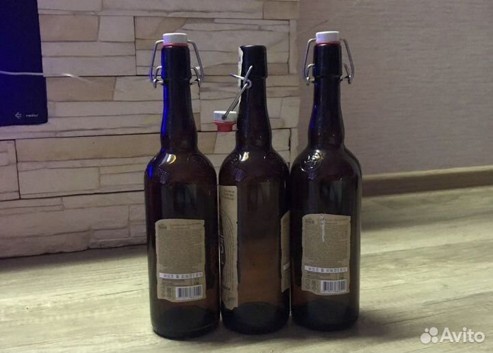 Бутылки с бугельной пробкой 1 л