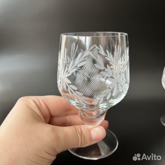 Рюмка бокал Хрусталь СССР для крепленого алкоголя