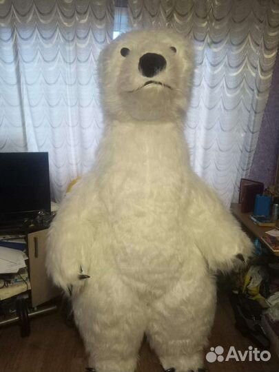 Белый мишка костюм