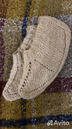 Следки вязаные шерстяные