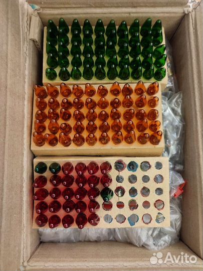 Лампочки для гирлянд СССР Капелька, эги-220