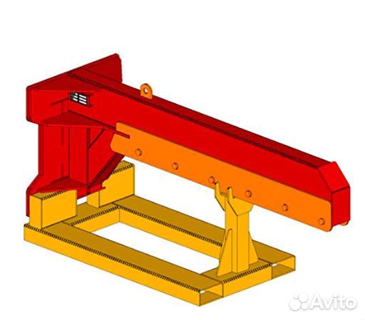 Кран балка на вилочный погрузчик KR 2.2