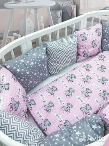 Бортики в кроватку