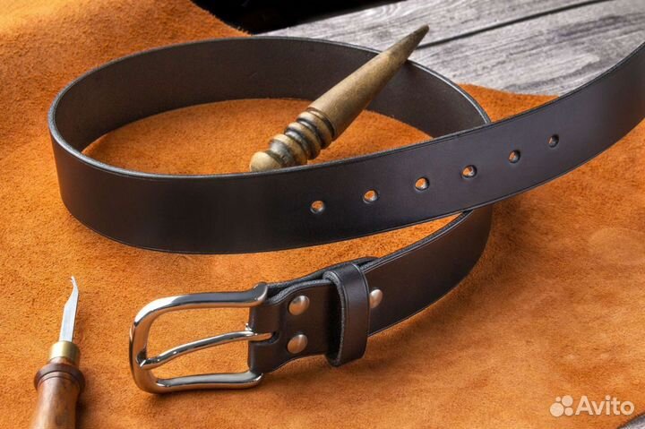 Ремень кожаный