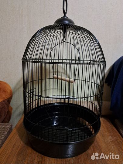 Клетка для волнистого попугайчика с дополнениями