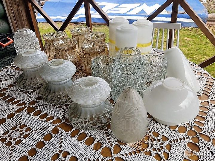 Плафоны для ламп и люстр СССР