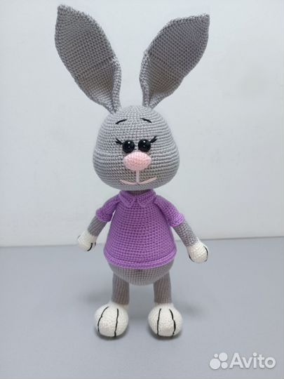Заяц вязаный