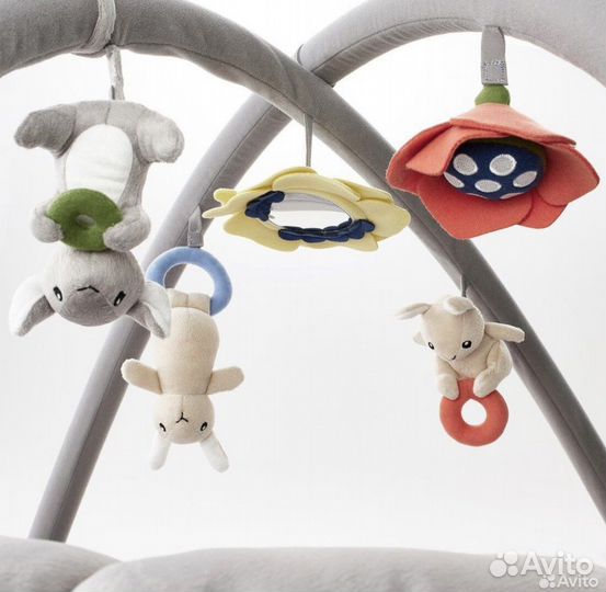 Развивающий коврик и мобиль Гулигаст Икеа