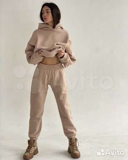 Спортивный костюм женский с капюшоном oversize