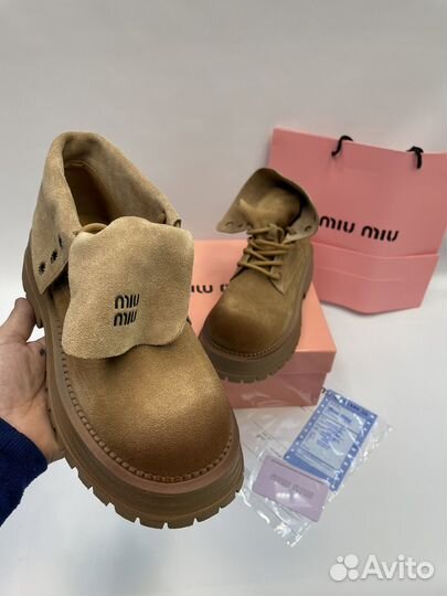 Новые Ботинки Miu Miu вх42