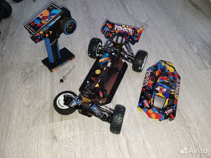 Wltoys 124007 багги 1/12, разбор, запчасти, бк