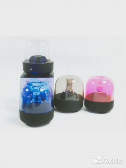 Портативная колонка Big Diamond с LED-подсветкой