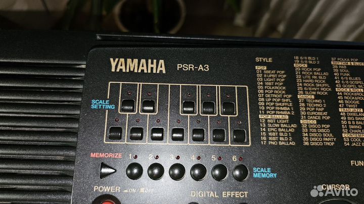 Синтезатор yamaha PSR A-3 (PSR 520)