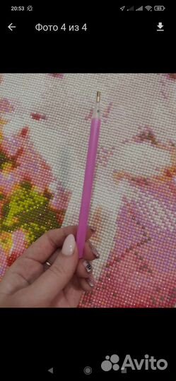 Готовая собранная алмазная мозаика