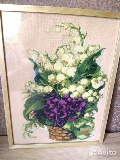 Картина вышитая крестом