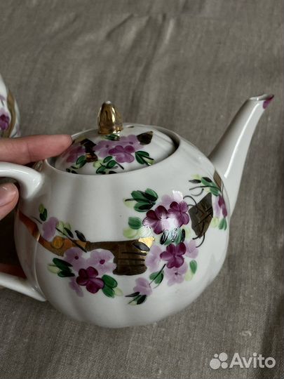 Посуда чайник молочник Дулево СССР