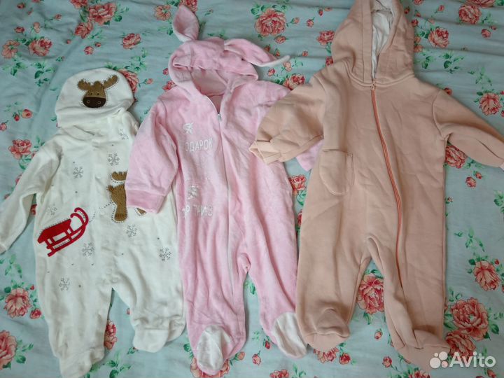 Вещи для девочки от 52 до 80 см