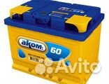 Автомобильный аккумулятор аком 60 аз R+ низк