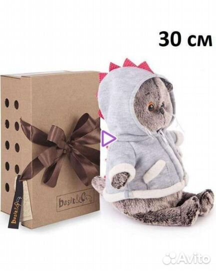 Мягкая игрушка кот Басик